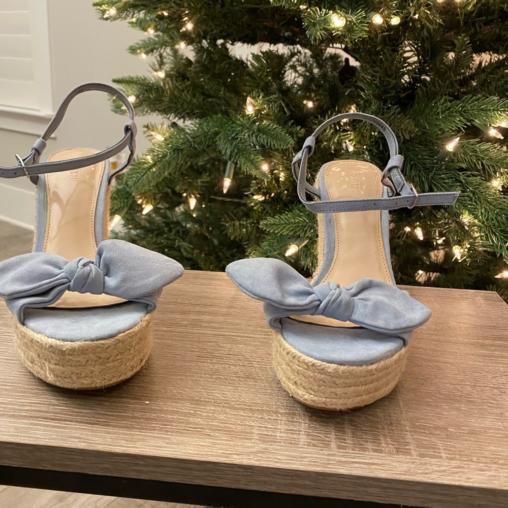 Light blue Forever 21 wedges